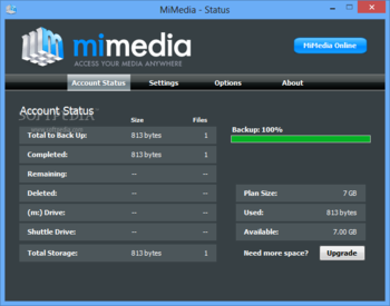 MiMedia screenshot