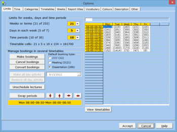 Mimosa Scheduling Software screenshot 10