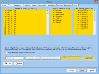 Mimosa Scheduling Software screenshot 11