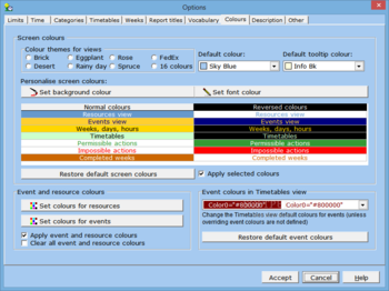 Mimosa Scheduling Software screenshot 17