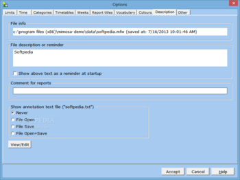 Mimosa Scheduling Software screenshot 18