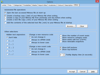 Mimosa Scheduling Software screenshot 19