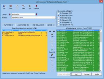 Mimosa Scheduling Software screenshot 8