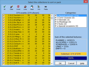 Mimosa Scheduling Software screenshot 9