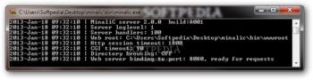Minalic Web Server screenshot