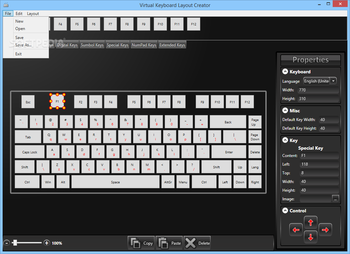 MindFusion Virtual Keyboard for WinForms screenshot 2