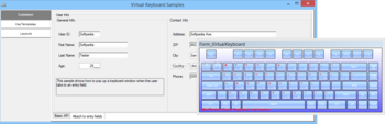 MindFusion Virtual Keyboard for WinForms screenshot 6