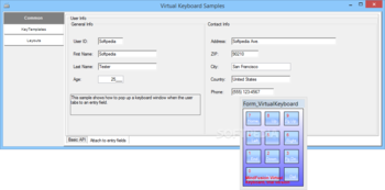 MindFusion Virtual Keyboard for WinForms screenshot 7