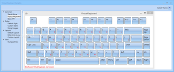 MindFusion Virtual Keyboard for WPF screenshot 6
