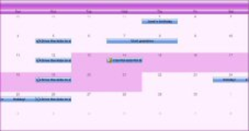 MindFusion.Scheduling component for ASP.NET screenshot