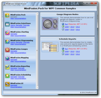 MindFusion.WPF Pack screenshot