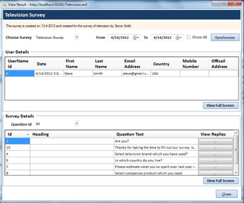 MindStick SurveyManager screenshot 2