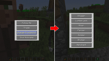 Minecraft - Helpful Villagers screenshot
