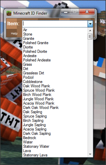 Minecraft ID Finder screenshot 2