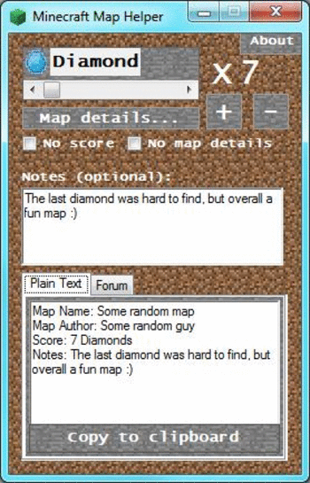 Minecraft Map Helper screenshot