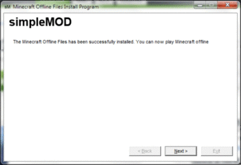 Minecraft Offline Files Installer screenshot 2