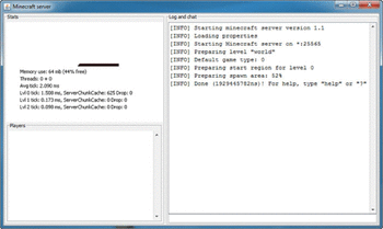 Minecraft Server screenshot