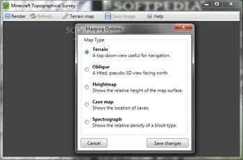 Minecraft Topographical Survey screenshot