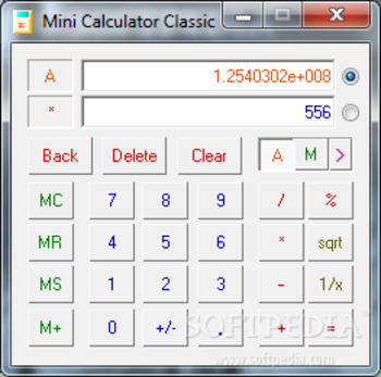 Mini Calculator screenshot