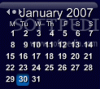 mini Calendar screenshot