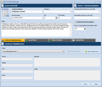 Mini Contract Manager screenshot 5