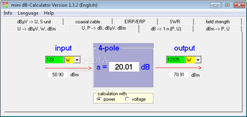 mini dB-Calculator screenshot 2