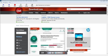 Mini-IE screenshot