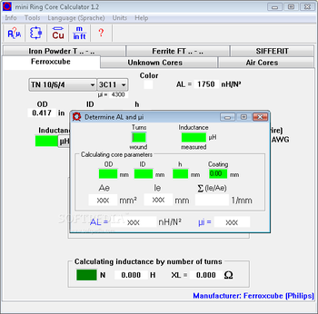 mini Ring Core Calculator screenshot 6