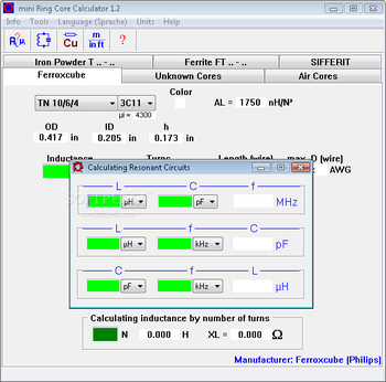 mini Ring Core Calculator screenshot 7