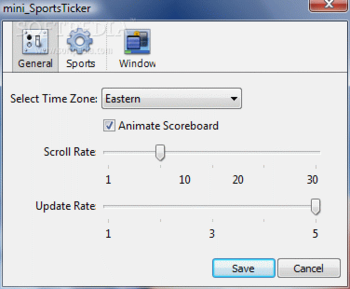 mini SportsTicker screenshot 2