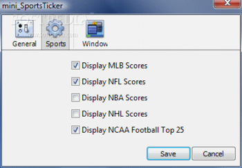 mini SportsTicker screenshot 3