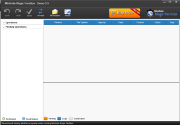 MiniAide Magic Partition Server screenshot