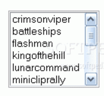Miniclip Games Display Interface screenshot