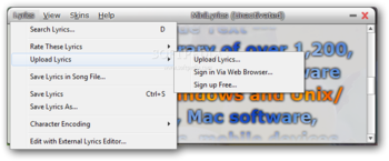 Minilyrics screenshot 2