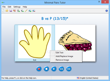 Minimal Pairs Tutor screenshot 2