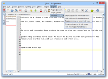 Minimap for jEdit screenshot