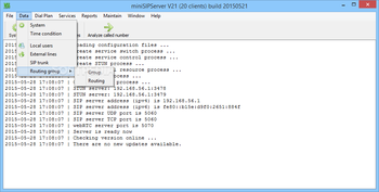 miniSipServer screenshot 3