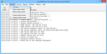 miniSipServer screenshot 4