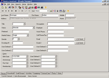 Ministry Assistant screenshot 2