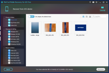 MiniTool Mobile Recovery for iOS screenshot 5