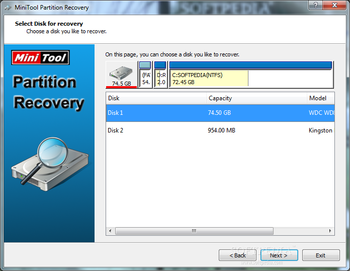 MiniTool Partition Recovery screenshot