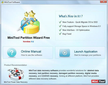 MiniTool Partition Wizard Free Edition screenshot