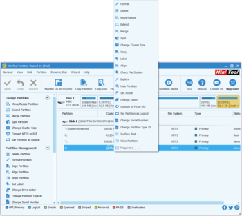 MiniTool Partition Wizard Professional screenshot 2