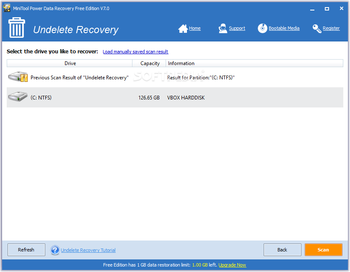 MiniTool Power Data Recovery Free Edition screenshot 2