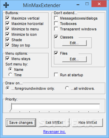 MinMaxExtender screenshot