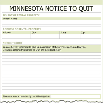 Minnesota Notice To Quit screenshot