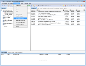 Mipsis CRM and Document Management screenshot 2