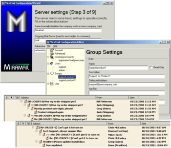 MiraMail screenshot
