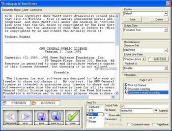 Miraplacid Text Driver Terminal Edition screenshot 3