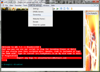 mIRC - BL screenshot